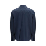 Brunello Cucinelli Blue Cotton Dress Shirt