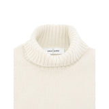 Gran Sasso White Wool Turtleneck