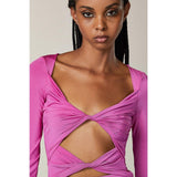 Patrizia Pepe Purple Nylon Casual Dress