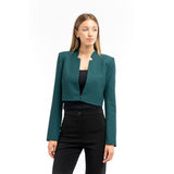 Patrizia Pepe Brown Polyester Blazer