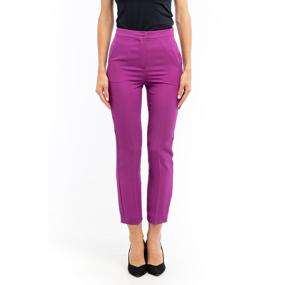 Patrizia Pepe Purple Polyester Pants