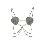Patrizia Pepe White Copper Bra