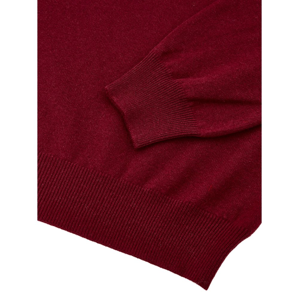 Gran Sasso Red Wool Turtleneck