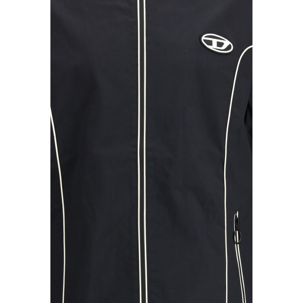 Diesel Black Polyamide Shell Jacket