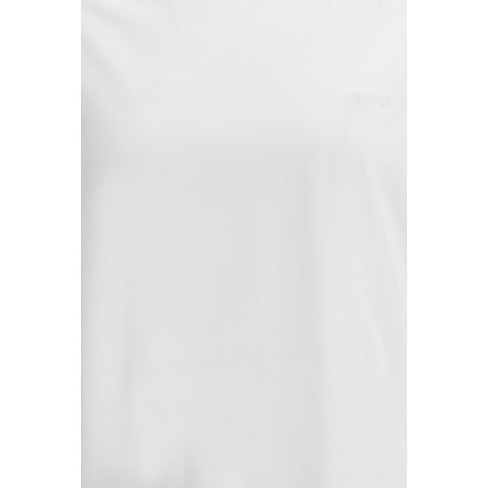 ZEGNA White Cotton T-Shirt