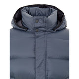 Moose Knuckles Gray Nylon Coat