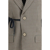 Balenciaga Multicolor Lyocell Coat