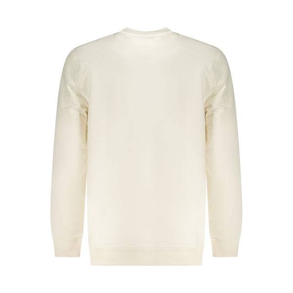Tommy Hilfiger White Cotton Men Sweatshirt