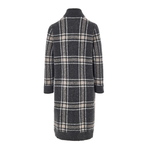 Gran Sasso Gray Wool Robe