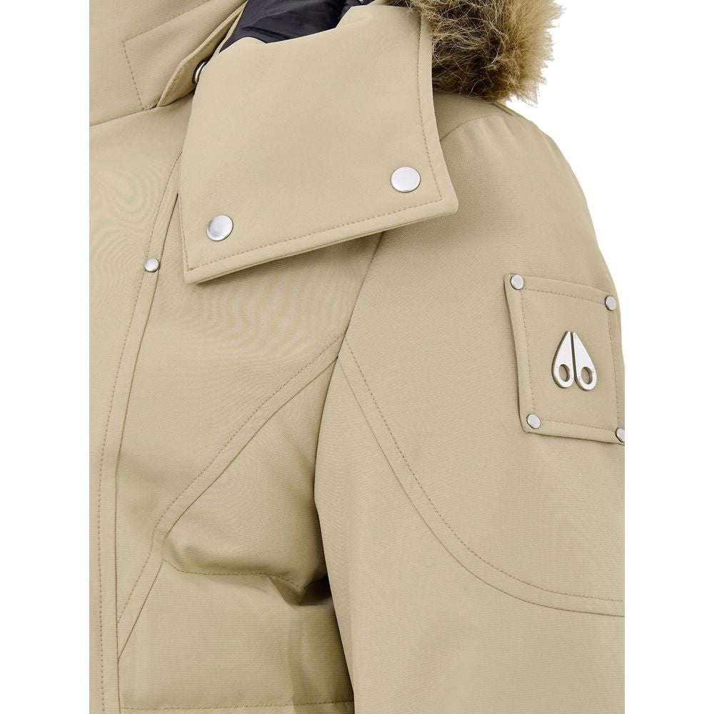 Moose Knuckles Beige Cotton Parka