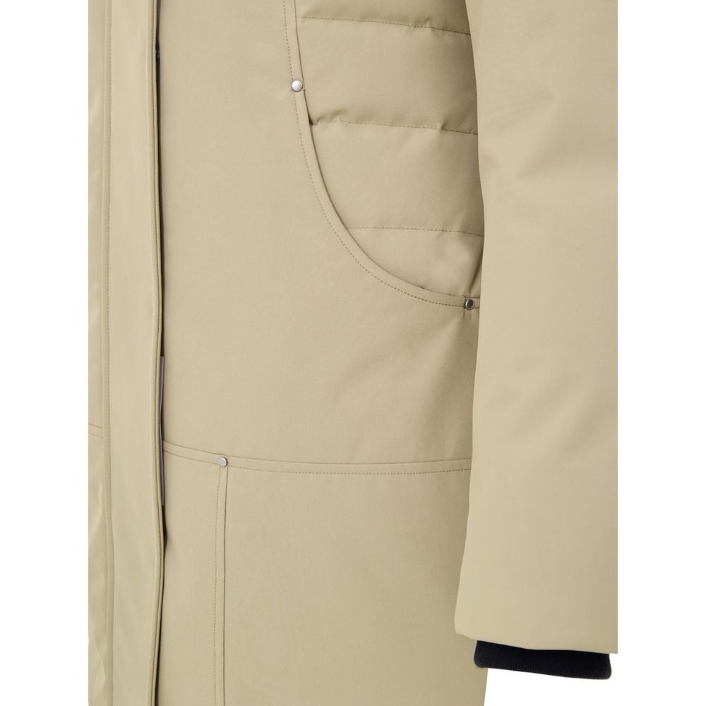 Moose Knuckles Beige Cotton Parka