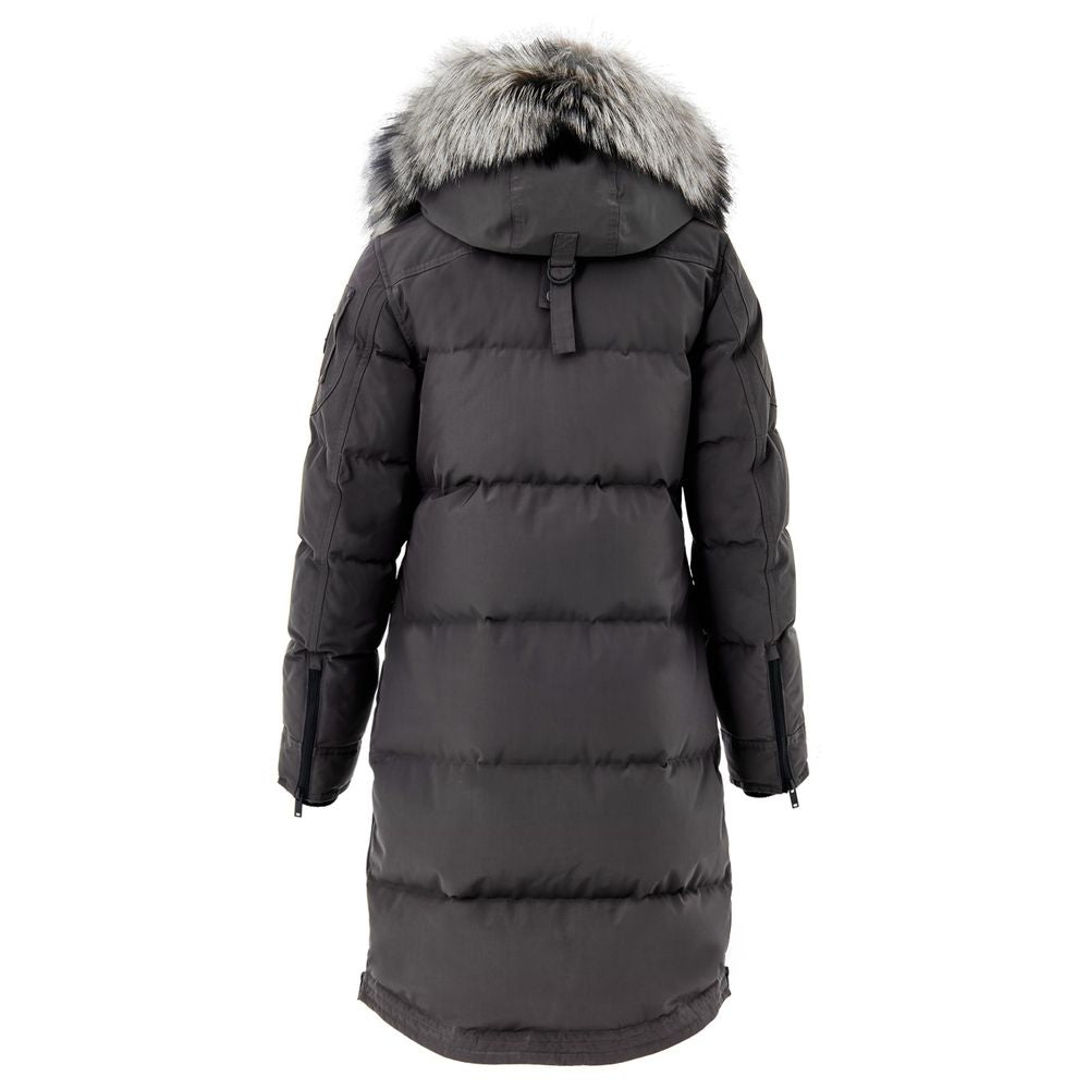 Moose Knuckles Gray Polyester Parka