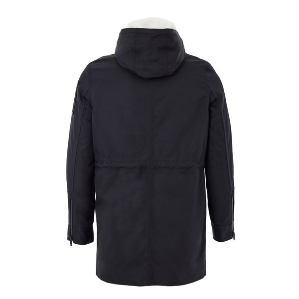 Moose Knuckles Blue Nylon Parka