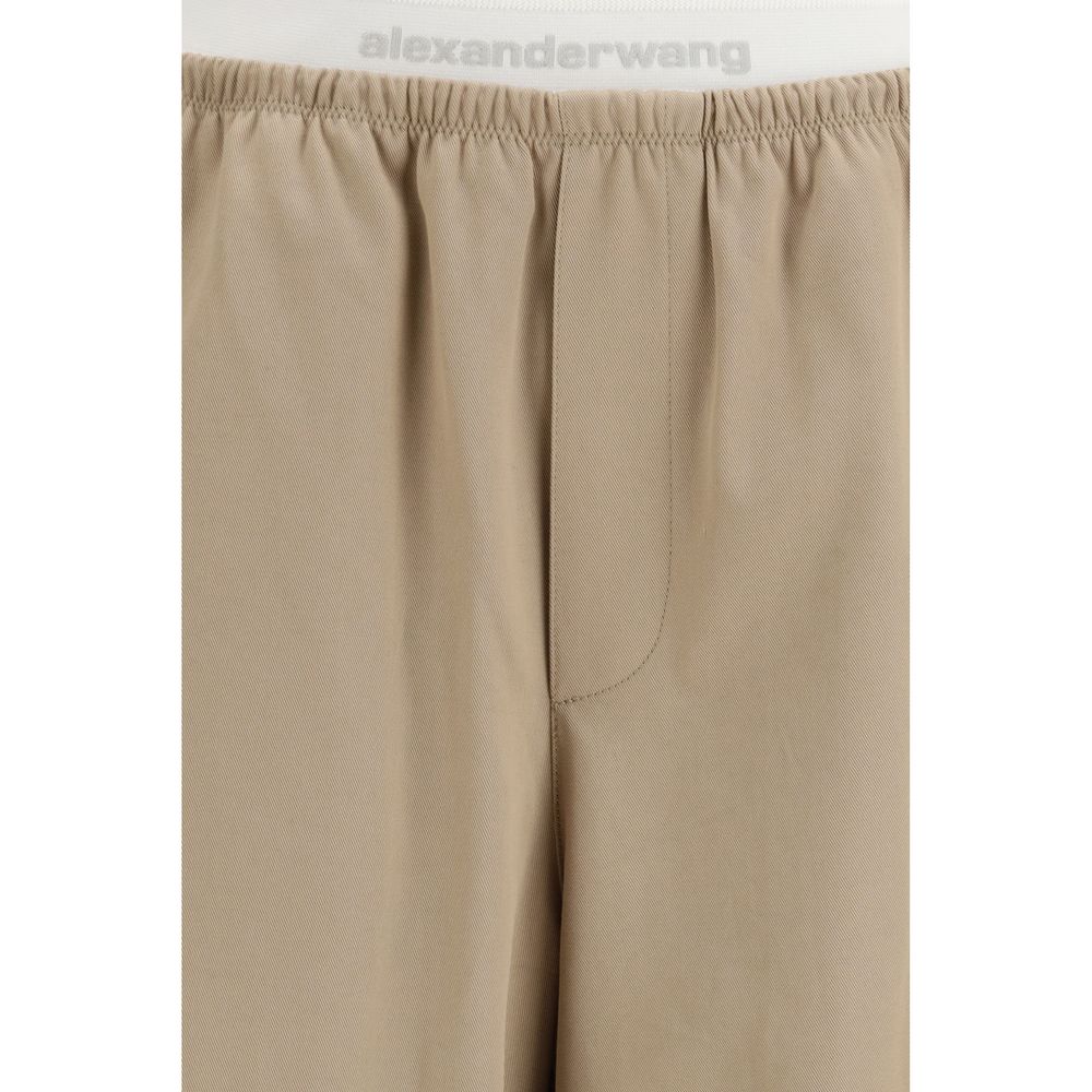 Alexander Wang Beige Cotton Casual Pants
