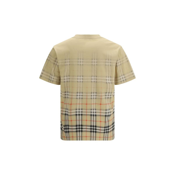 Burberry Beige Cotton T-Shirt