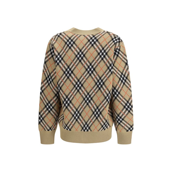 Burberry Brown Wool Cardigan