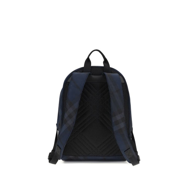 Burberry Blue Polyamide Backpack