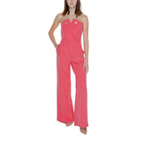 Silence Orange Polyester Jumpsuit
