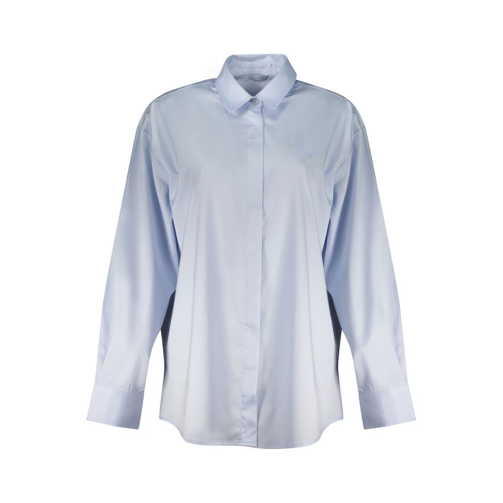 Guess Jeans Blue Cotton Dress Shirt