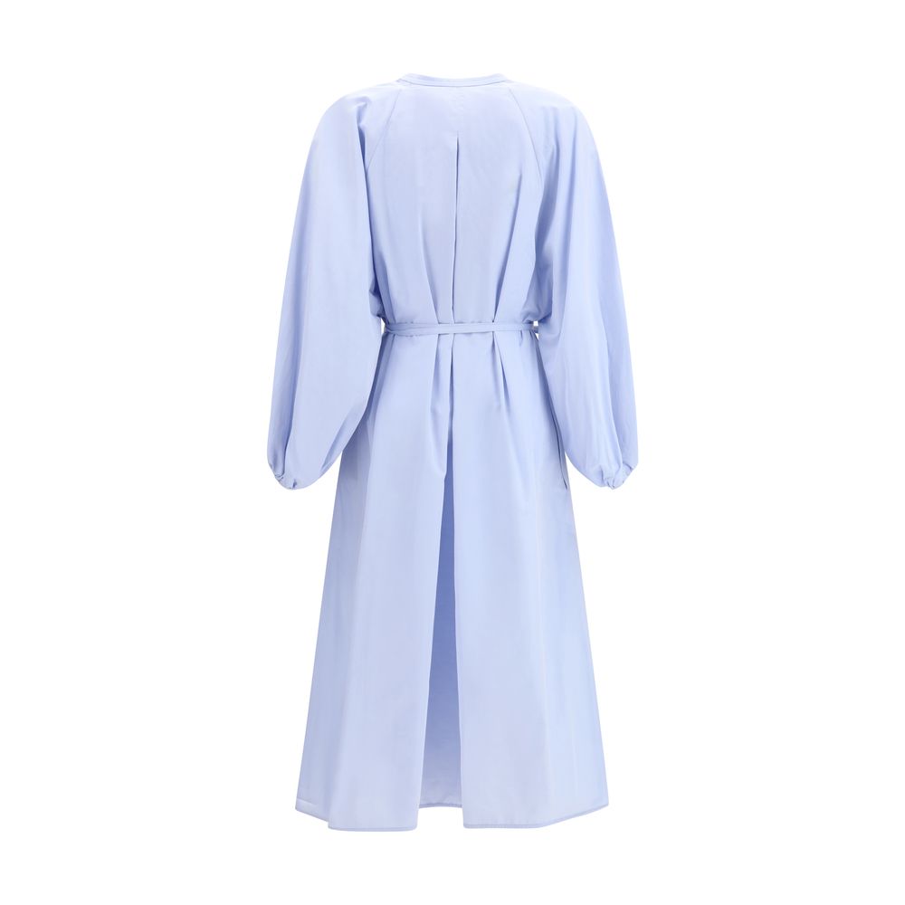 Loulou De Saison Light Blue Cotton Casual Dress