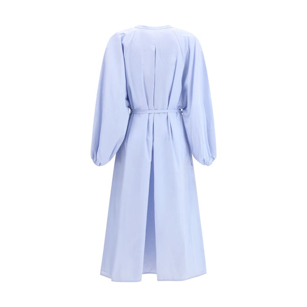 Loulou De Saison Light Blue Cotton Casual Dress