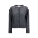 Loulou De Saison Gray Cashmere Cardigan