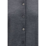 Loulou De Saison Gray Cashmere Cardigan
