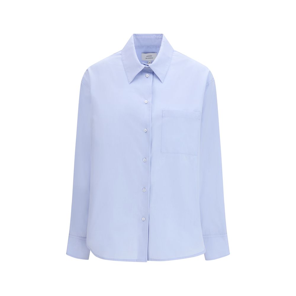 Loulou De Saison Light Blue Cotton Shirt