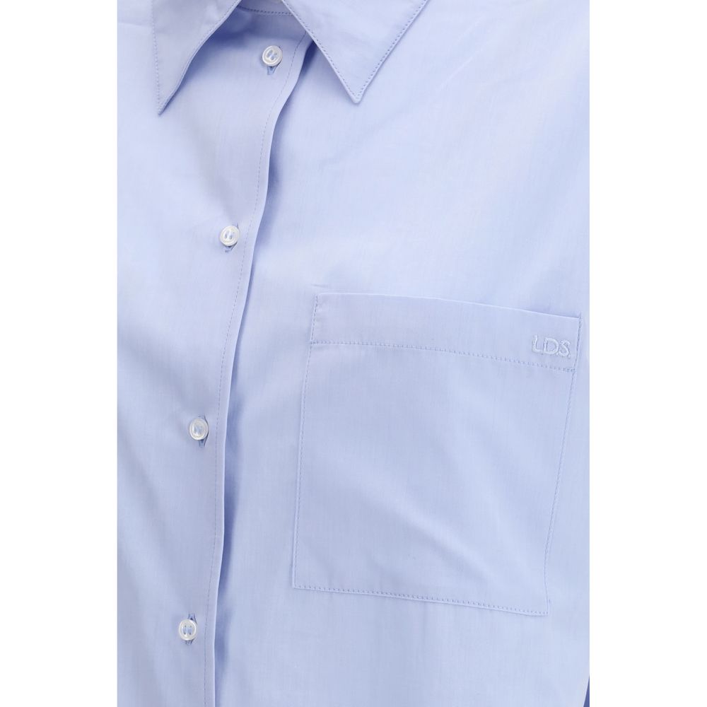 Loulou De Saison Light Blue Cotton Shirt