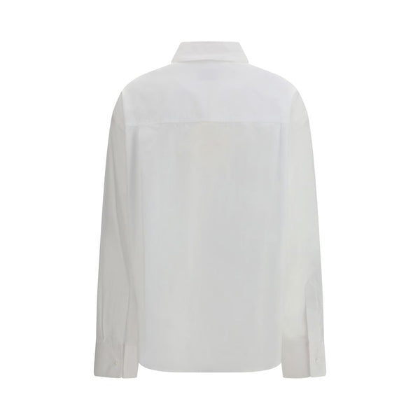 Loulou De Saison White Cotton Dress Shirt