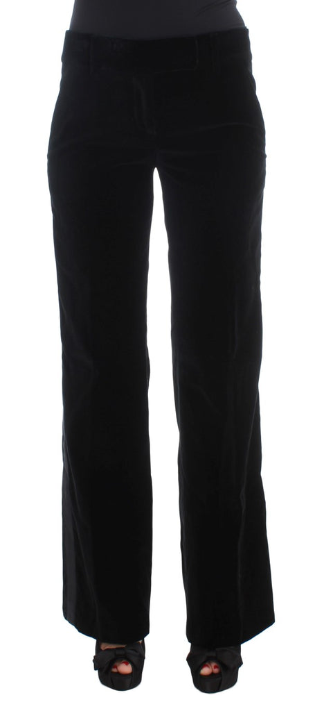 Ermanno Scervino Black Viscose Pants
