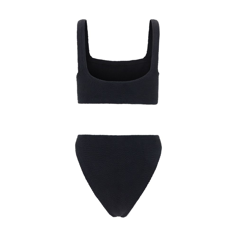 Hunza G Black Polyamide One-Piece Swimsuit