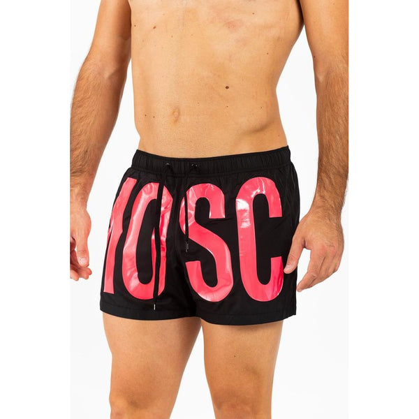 Moschino Fuchsia Polyester Swim Shorts