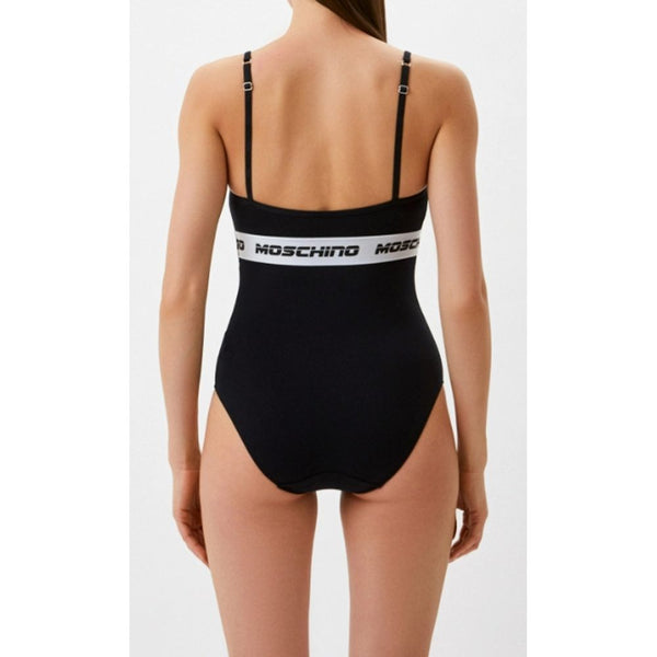 Moschino Bicolor Cotton Bodysuit