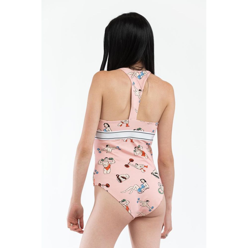 Moschino Pink Cotton Bodysuit