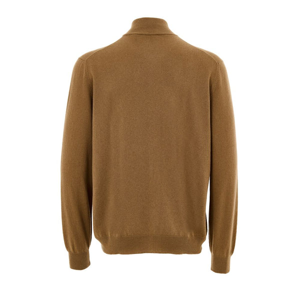 Gran Sasso Brown Wool Turtleneck