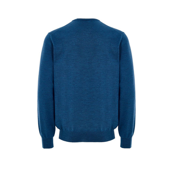 Gran Sasso Blue Wool Sweatshirt