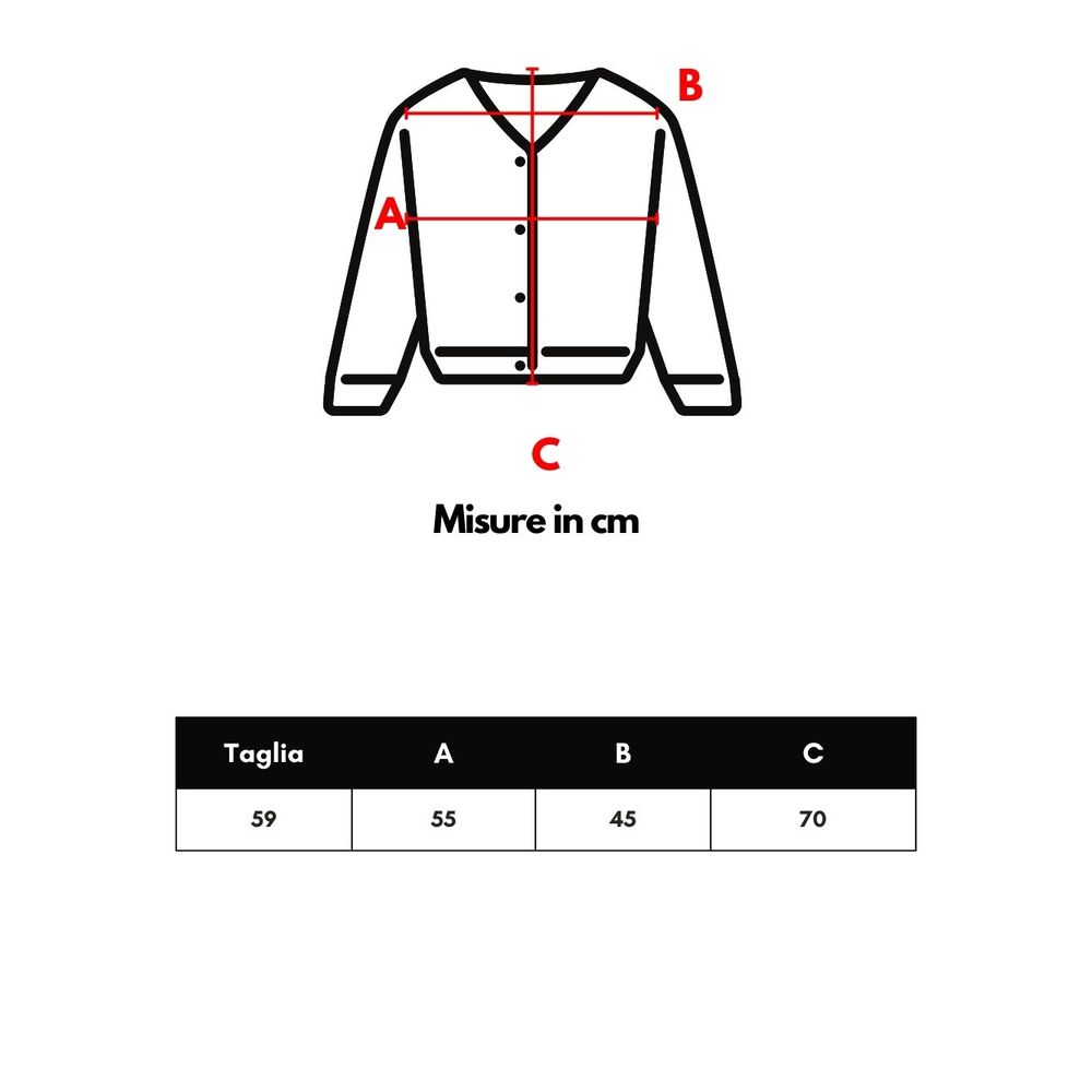 Gran Sasso White Wool Cardigan