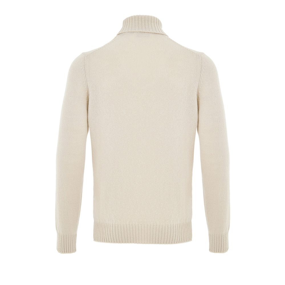 Gran Sasso Beige Wool Turtleneck