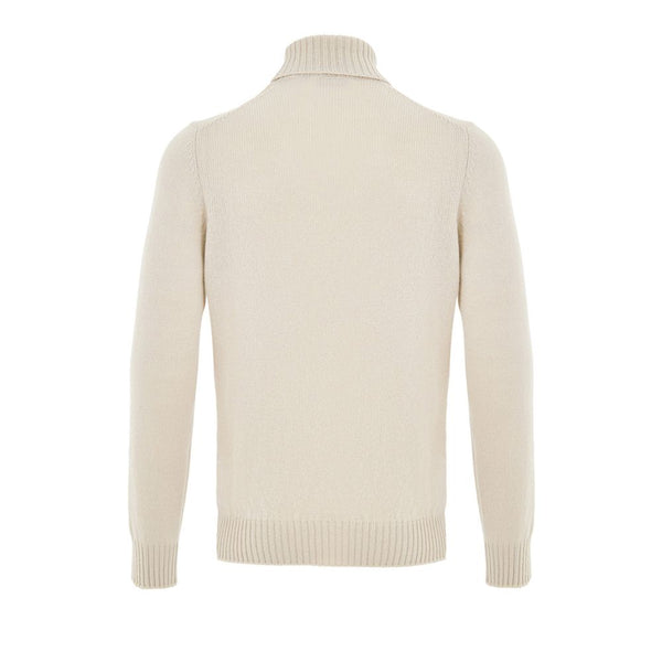 Gran Sasso Beige Wool Turtleneck