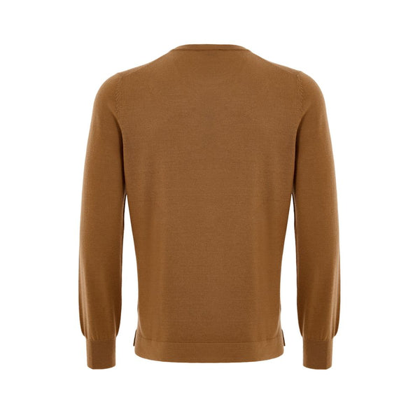 Gran Sasso Brown Wool Sweatshirt