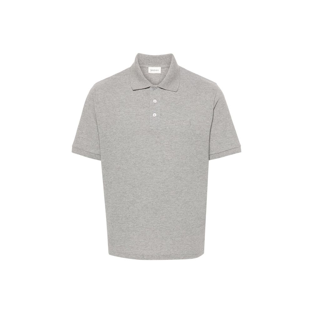 Saint Laurent Gray Cotton Shirt
