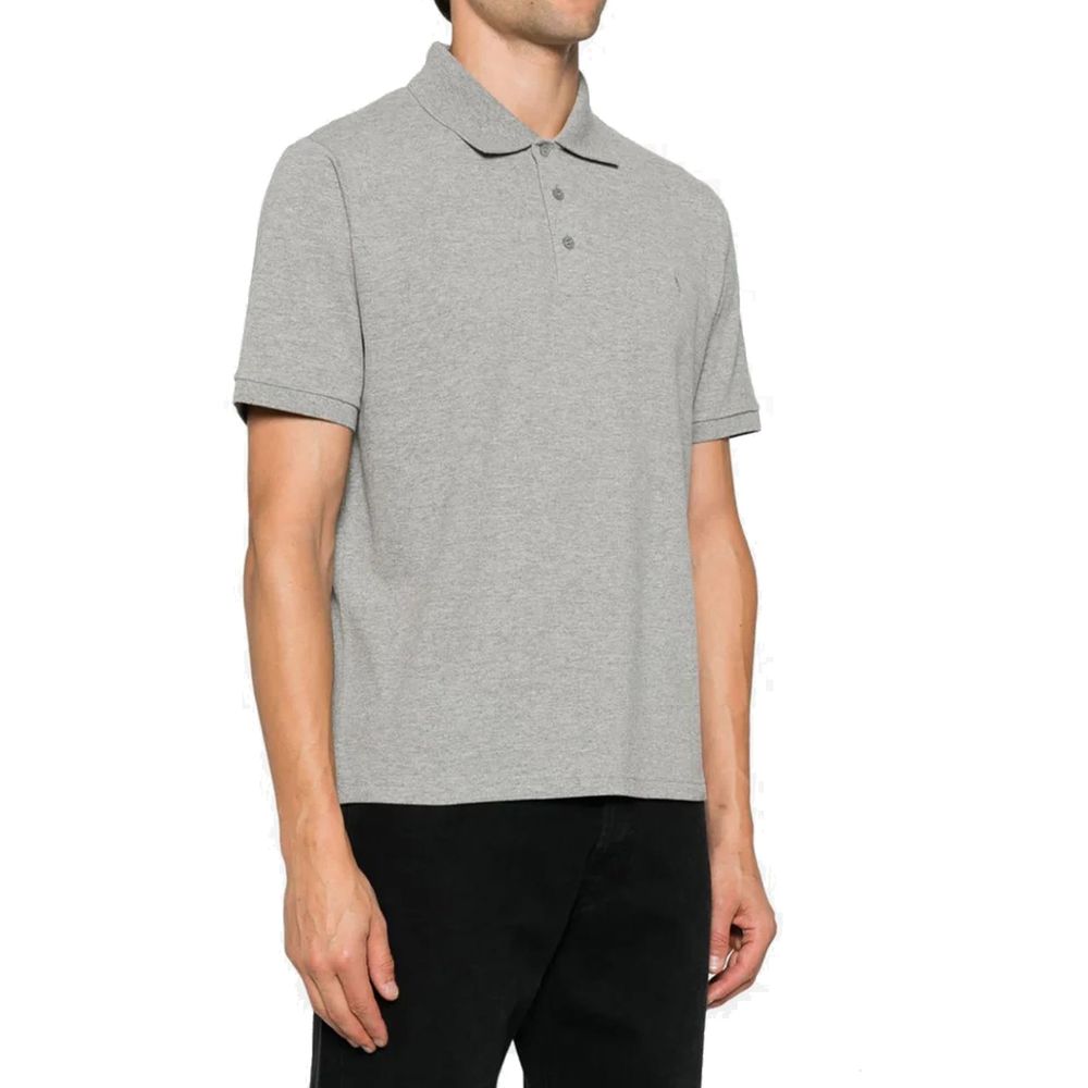Saint Laurent Gray Cotton Shirt