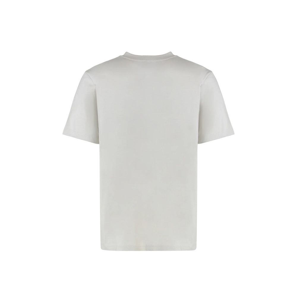 Off-White Gray Cotton T-Shirt