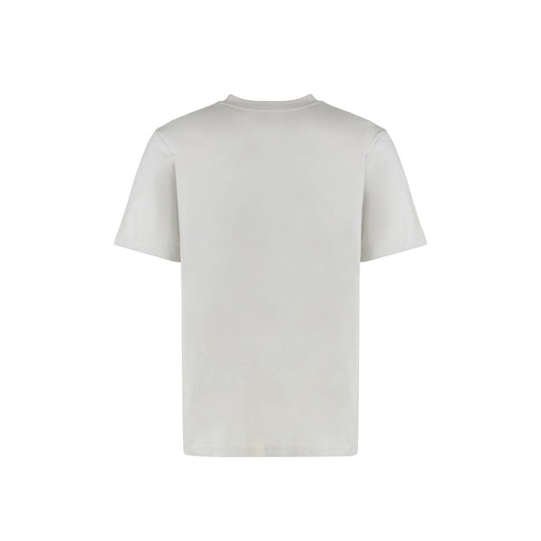 Off-White Gray Cotton T-Shirt