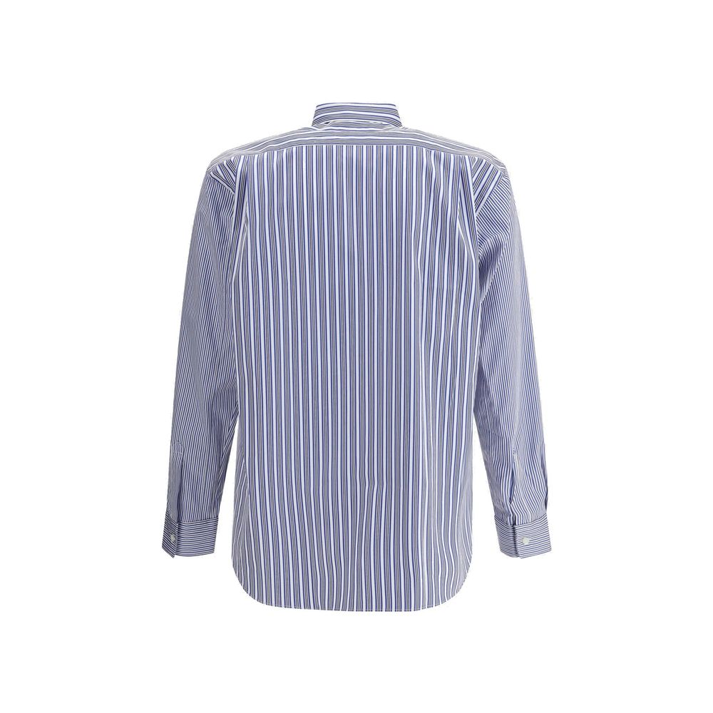 Comme Des Garçons Blue Cotton Dress Shirt