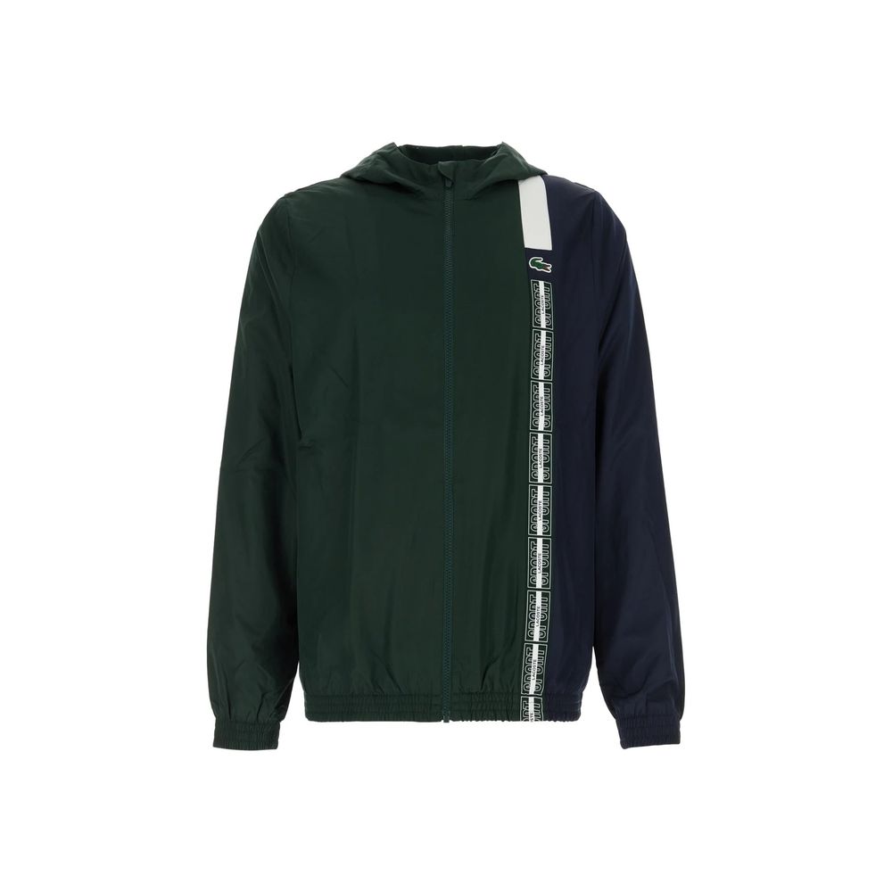 Lacoste Blue Cotton Shell Jacket