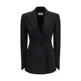 Max Mara Black Wool Oves Aries Blazer