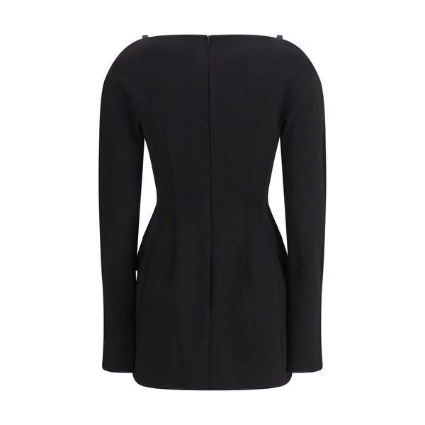 Max Mara Black Polyester Casual Dress
