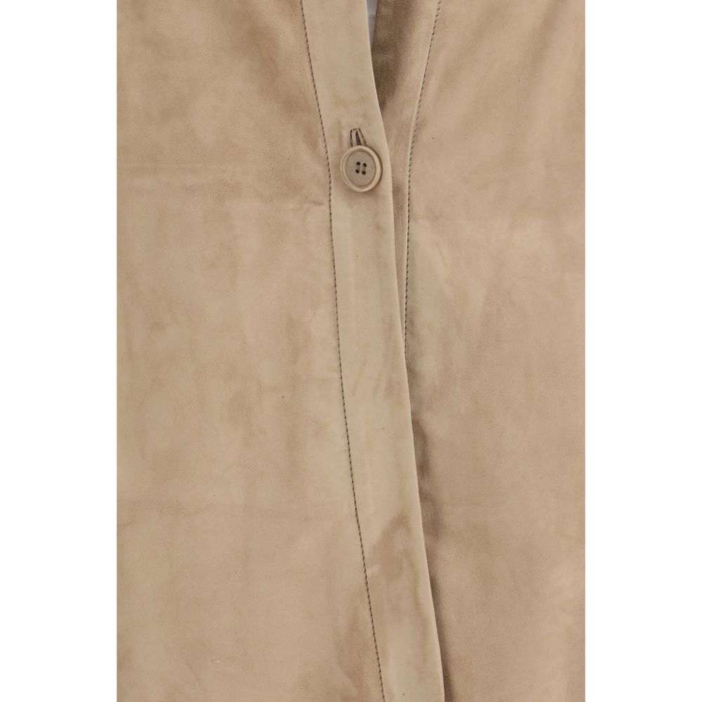 Salvatore Santoro Beige Lamb Ovis Aries Aries Shirt